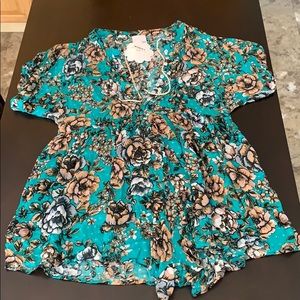 New with tags shop hopes romper size large